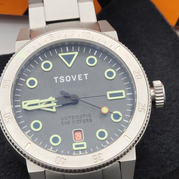 Tsovet SMT ML53 Automatic Green Limited Edition #037/1200 42mm Watch - Picture 3 of 15